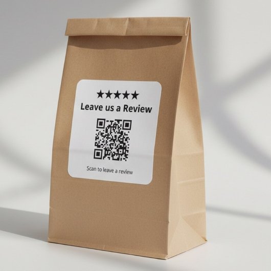 Sticker Carré Code QR « Laissez-nous un avis » | Avis client
