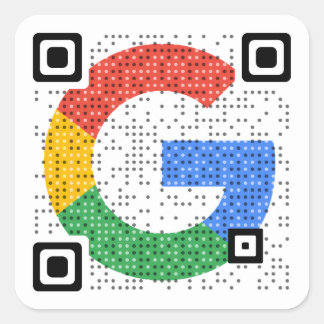Sticker Carré Code QR personnalisé avec votre logo | Petite entr