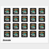 Sticker Carré Codeurs Médicales Rendre Pluie Codeur Médicale (Feuille)