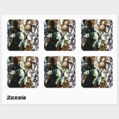 Sticker Carré Cœur 2012 (Feuille)