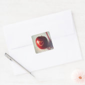 Sticker Carré Coeur Apple (Enveloppe)