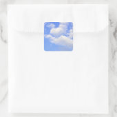 Sticker Carré Cœur de nuages (Sac)