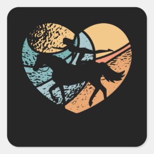 Sticker Carré Coeur de tension