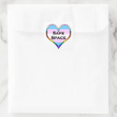 Sticker Carré Coeur espace Trans-Safe (Sac)