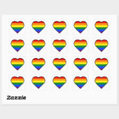 STICKER CARRÉ CŒUR FIERTÉ (Feuille)