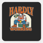 Sticker Carré Coeur main Skeleton os Éffrayantes filles Ados (Devant)