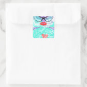 Sticker Carré Coeur parfait (Sac)