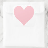 Sticker Carré Coeur rose mignon (Sac)