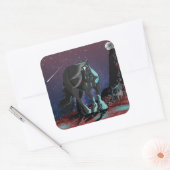 Sticker Carré Coeur tzigane (Enveloppe)