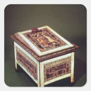 Sticker Carré Coffer, du tombeau de Toutankhamon