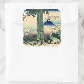 Sticker Carré Col de Mishima dans la province de Kai (Sac)