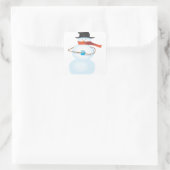 Sticker Carré Cold Snowman (Sac)