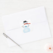 Sticker Carré Cold Snowman (Enveloppe)