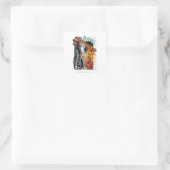 Sticker Carré Collage de Ron Weasley 1 (Sac)