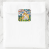 Sticker Carré Collage Foxy (Sac)