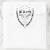 Sticker Carré Colle DEFESA.ORG Bientôt (Sac)