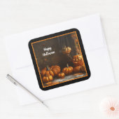 Sticker Carré Collection de la maison Old Happy Halloween (Enveloppe)