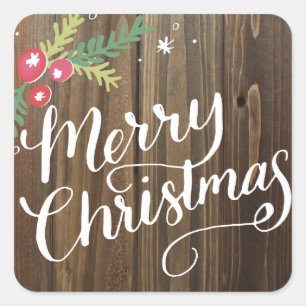 Sticker Carré Collection Festive Foliage