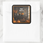 Sticker Carré Collection Halloween éffrayante (Sac)