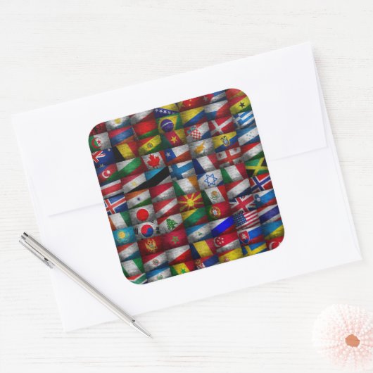 Sticker Carré Collection Indicateur (Enveloppe)