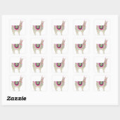 Sticker Carré Collection Llamarama | Cute Llamas (Feuille)