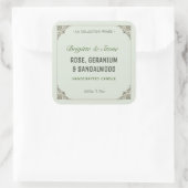 Sticker Carré Collection privée Bougie artisanale Viridescente (Sac)