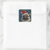 Sticker Carré Collection Puggy Claus (Sac)