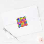 Sticker Carré Collection puzzled (Enveloppe)