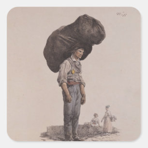 Sticker Carré Collier