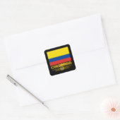 Sticker Carré "Colombia Pride" (Enveloppe)