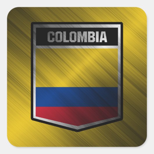Sticker Carré Colombie (Devant)