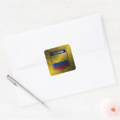 Sticker Carré Colombie (Enveloppe)