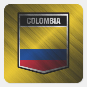 Sticker Carré Colombie