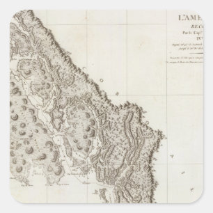 Sticker Carré Colombie-Britannique Alaska