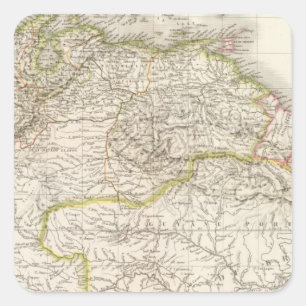 Sticker Carré Colombie, Guyanes - Colombie