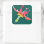 Sticker Carré Colonne rouge (Sac)