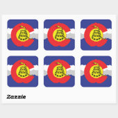 Sticker Carré Colorado (Feuille)