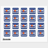Sticker Carré Colorado (Feuille)