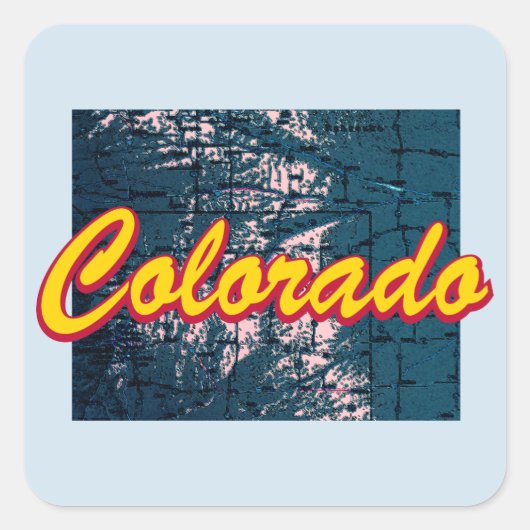 Sticker Carré Colorado (Devant)