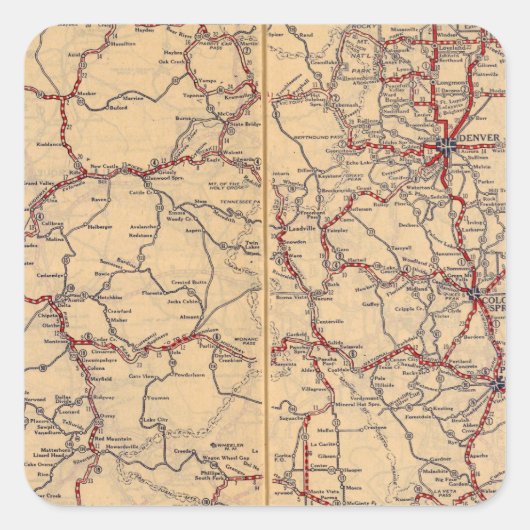 Sticker Carré Colorado 3 (Devant)