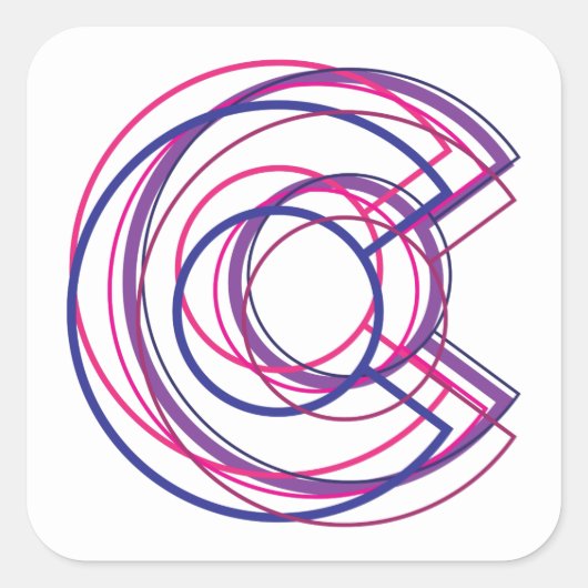 Sticker Carré colorado biC (Devant)