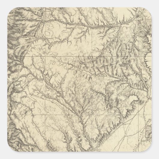 Sticker Carré Colorado Sud (Devant)