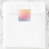 Sticker Carré Coloré Blanc Modèle Jaune Rose Bleu Violet (Sac)