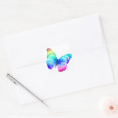 Sticker Carré Colorful Butterfly (Enveloppe)