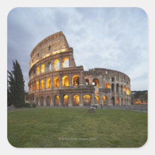 Sticker Carré Colosseum à Rome, Italie