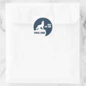 Sticker Carré Combattre Pour Votre Loup De Terres Publiques (Sac)