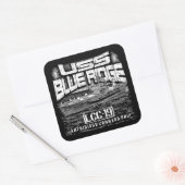 Sticker Carré Command ship Blue Ridge (Enveloppe)