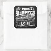 Sticker Carré Command ship Blue Ridge (Sac)