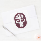 Sticker Carré Commandement Médicale de l'Armée (Enveloppe)