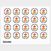 Sticker Carré Commanderie (Feuille)